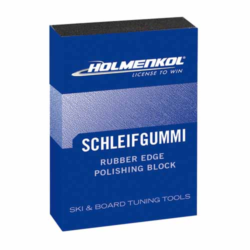 Holmenkol Ski Edge Gummi StoneDeburring Block Anything Technical
