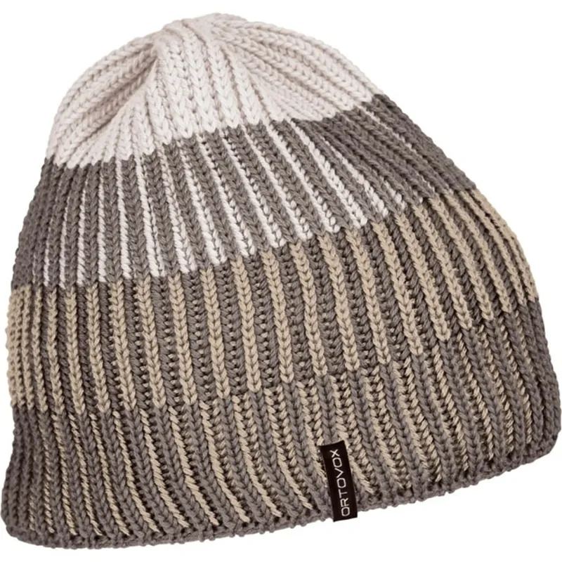Ortovox Deep Knit Beanie in Dark Grey/Brown