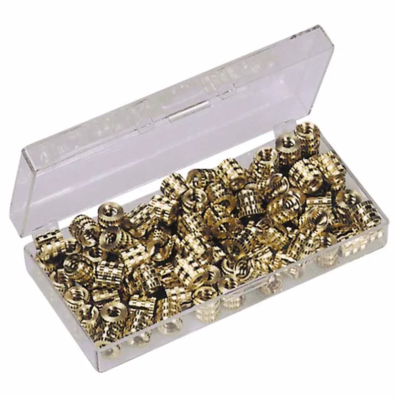 Brass Inserts For Remounting Bindings To Skis Pack of 16
