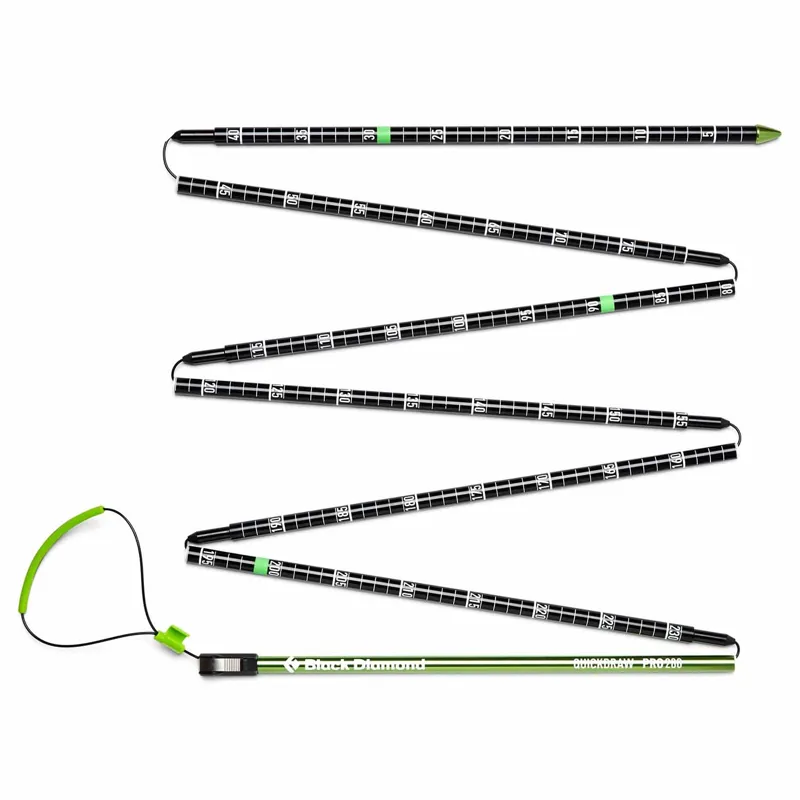 Black Diamond Quickdraw Pro Probe 280 280cm in Black/Green