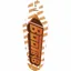 Boot Bib Senior Retro in Orange