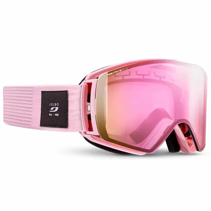 Julbo Launcher Reactive Cat 1-3 Ski Goggles in Rose Clair