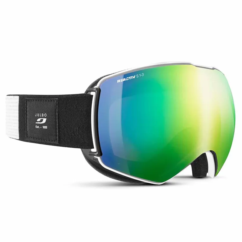 Julbo Lightyear Reactive Cat 1-3 Ski Goggles in White/Black