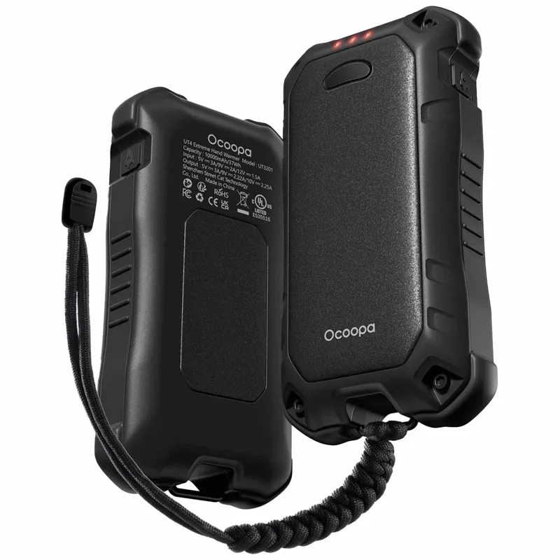 Ocoopa UT4 Extreme Rechargeable Twin Handwarmer in Black