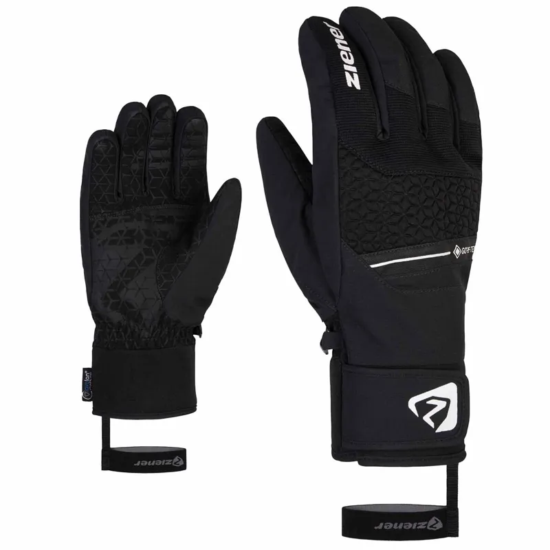 Ziener Granit GTX Ski Gloves in Black