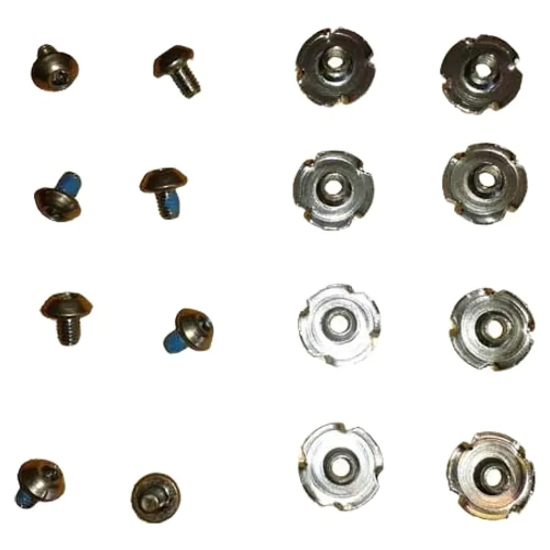 Ski Boot Screw Rivet Sets 8 Dome Head