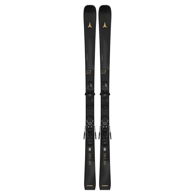Atomic Cloud C7 Womens Ski + M10 GW Bindings in Black