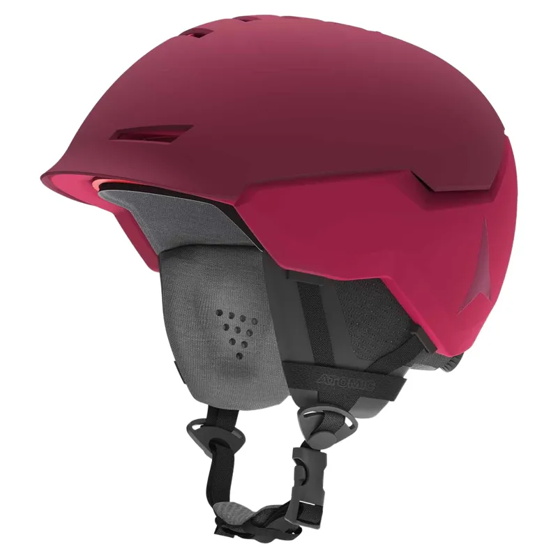 Atomic Revent + AMID Ski Helmet in Dark Red