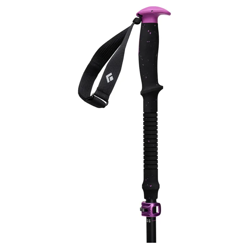 Black Diamond Expedition Compactor Ski Poles in Black/Purple-2