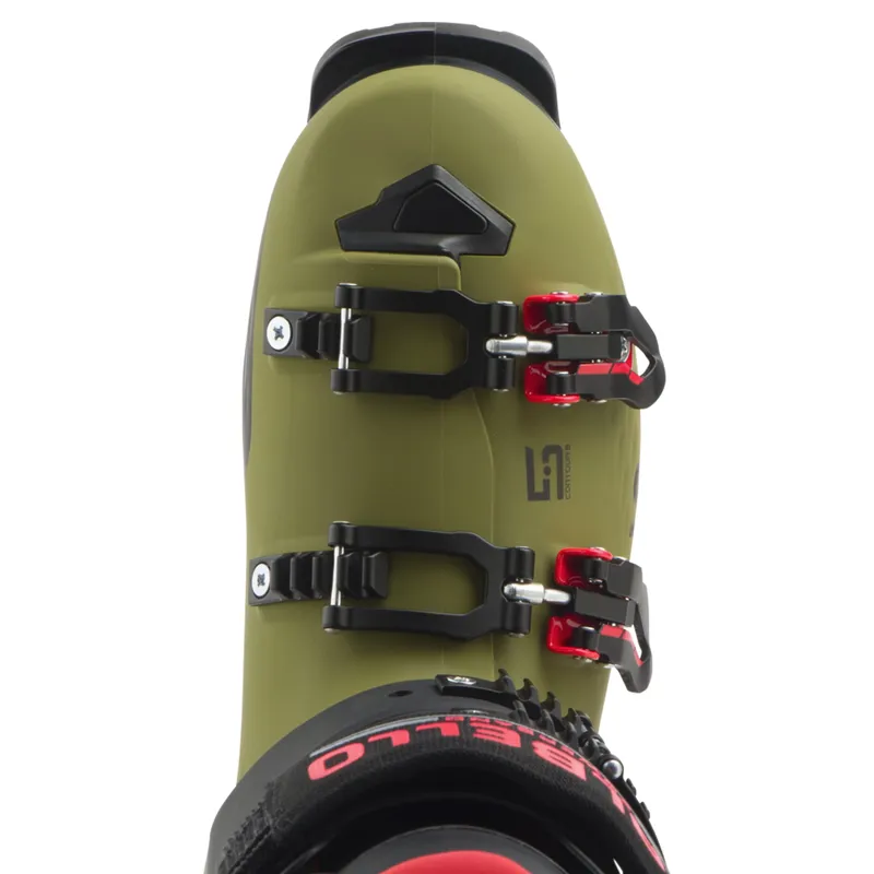 Dalbello Veloce 120 MV Men's Ski Boots in Black/Green-4