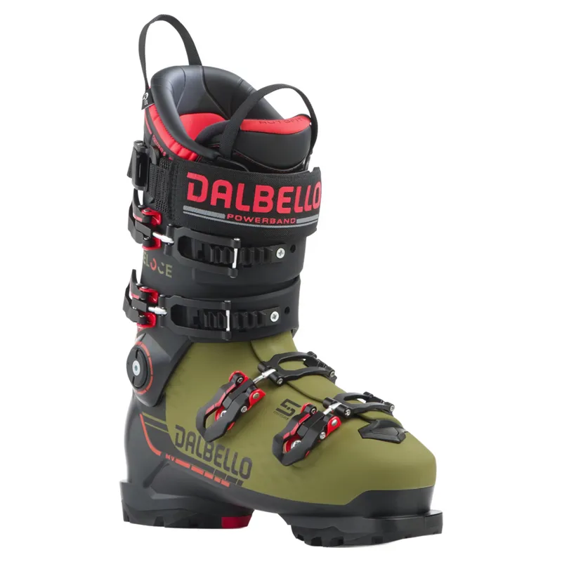 Dalbello Veloce 120 MV Men's Ski Boots in Black/Green