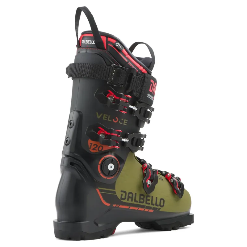 Dalbello Veloce 120 MV Men's Ski Boots in Black/Green-1