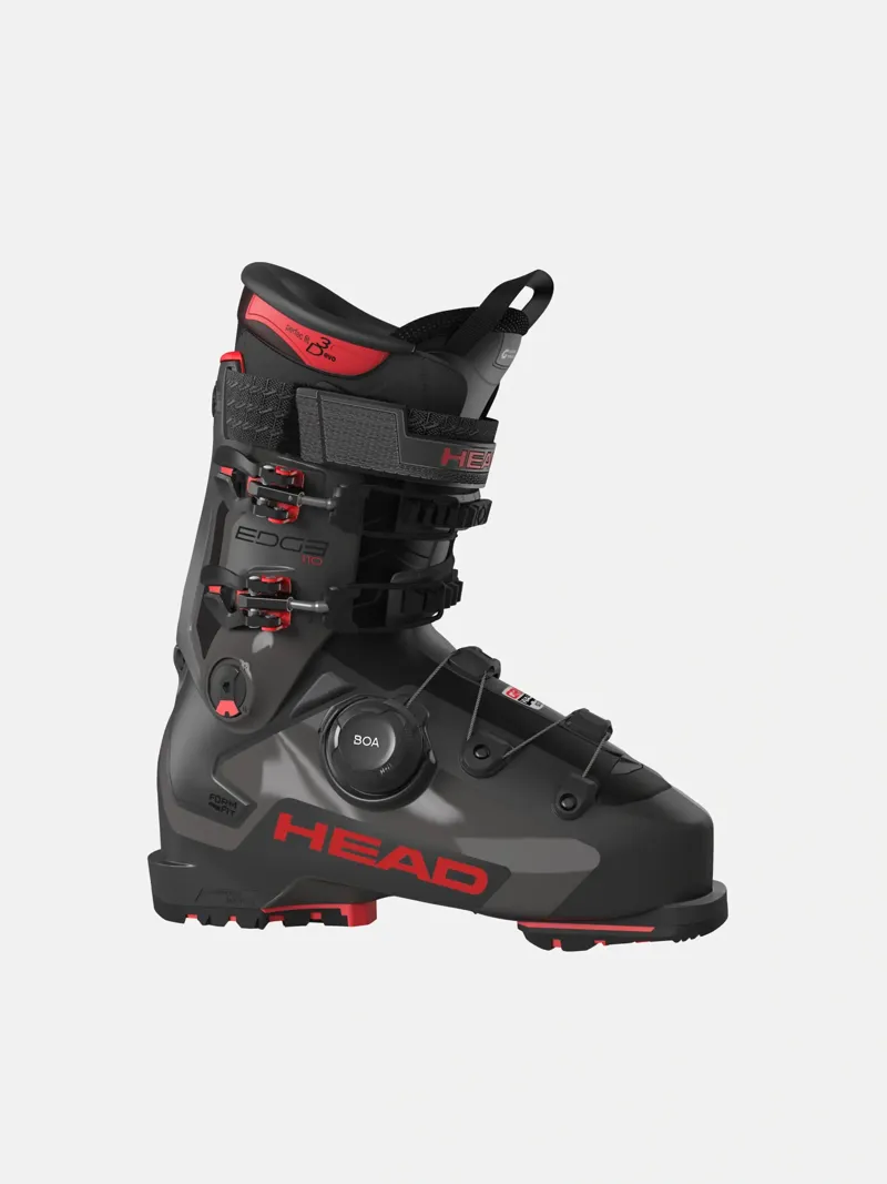 Head Edge HV GW BOA Ski Boot 110 in Anthracite Red
