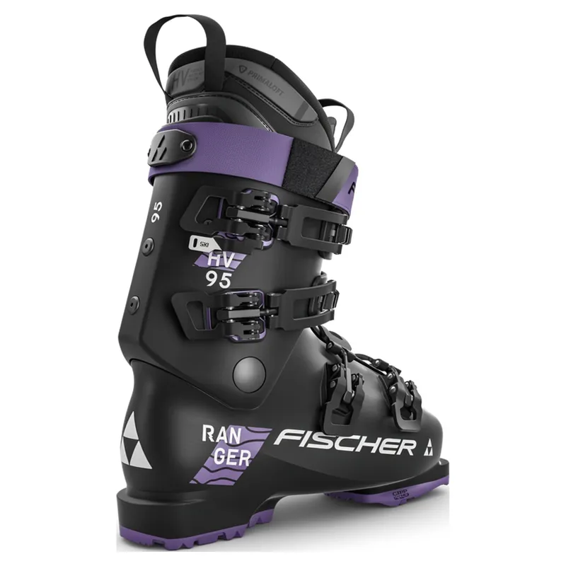 Fischer Ranger HV 95 Womens Ski Boots 95 in Black / Purple-1