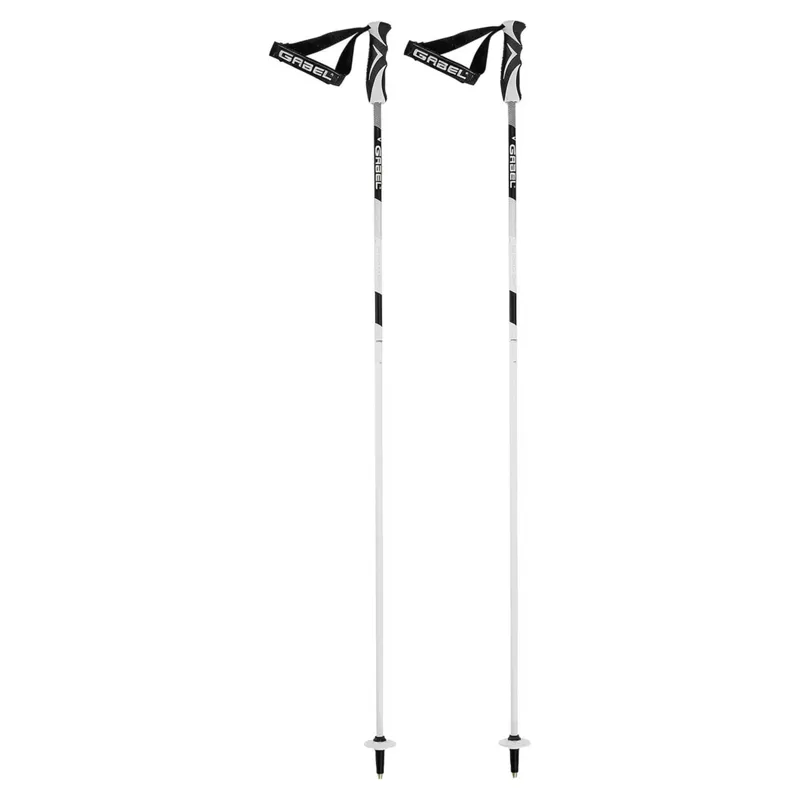 Gabel Carbon Le Chic Ski Poles in White / Black