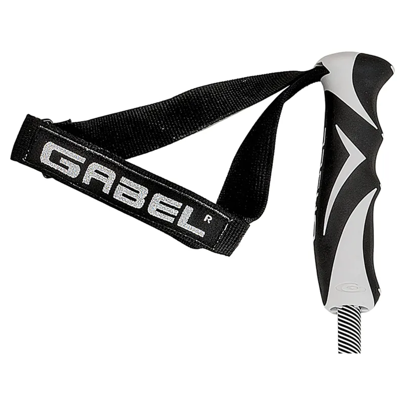 Gabel Carbon Le Chic Ski Poles in White / Black-1