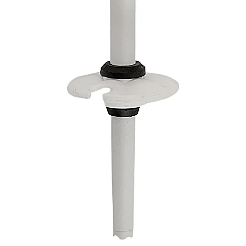 Gabel Ivory Ski Poles in White-2
