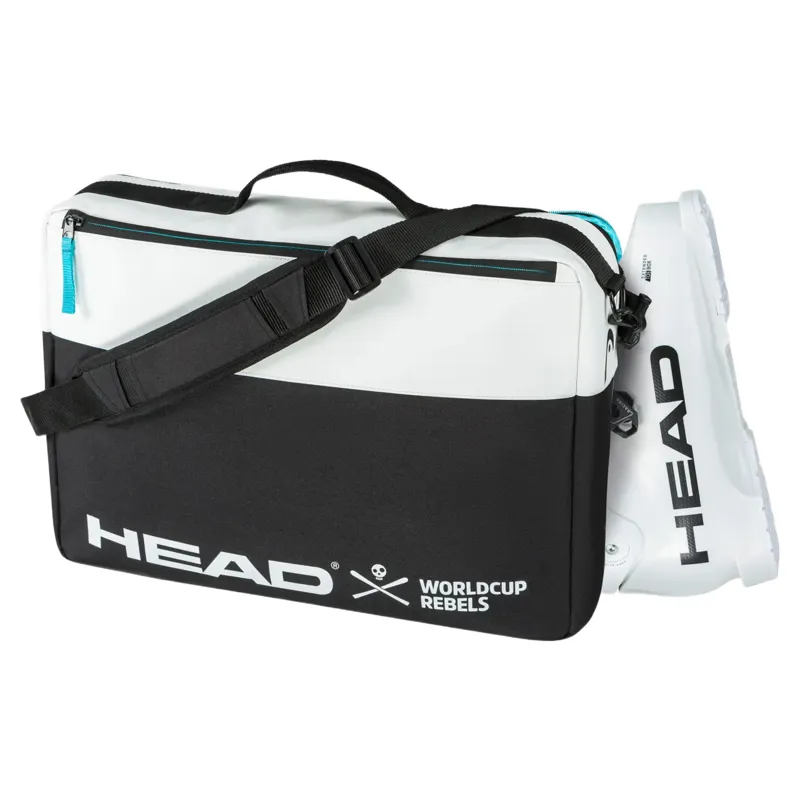 Head Rebels Boot Carry On in Black and White-1