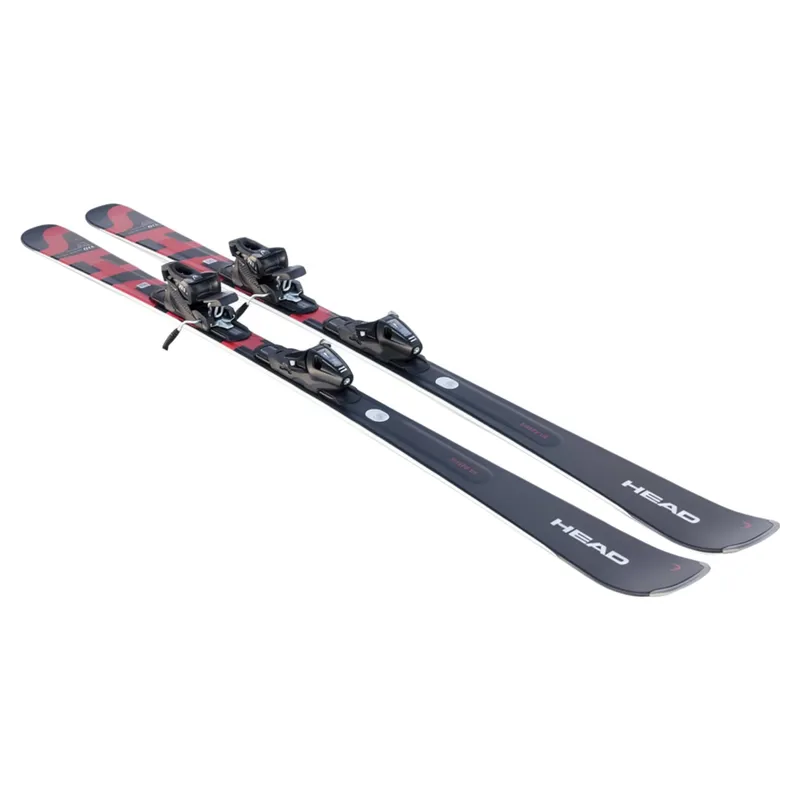 Head Shape E-V5 Skis + PR 11 GW Bindings in Black-1