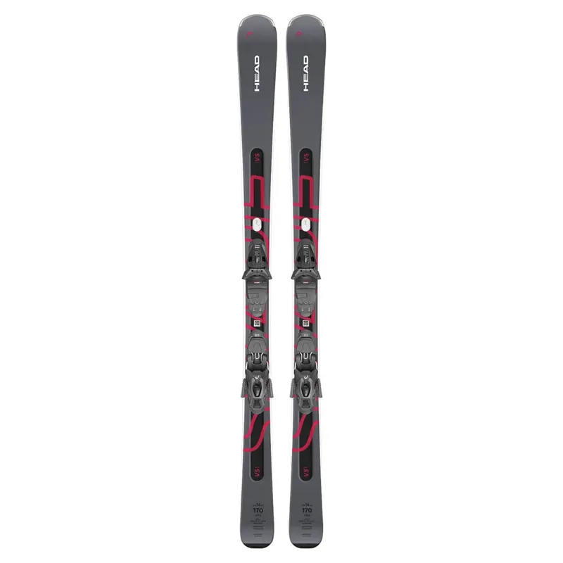Head Shape E-V5 Skis + PR 11 GW Bindings in Black