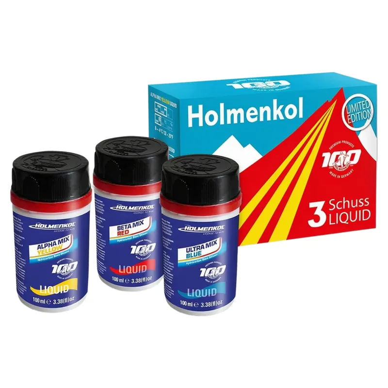Holmenkol 3 Schuss Liquid Rub On Ski Wax 300ml