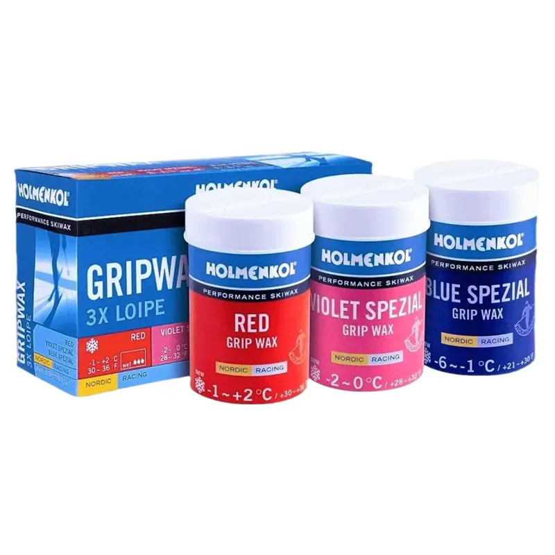 Holmenkol Loipe Grip Wax 3x45g