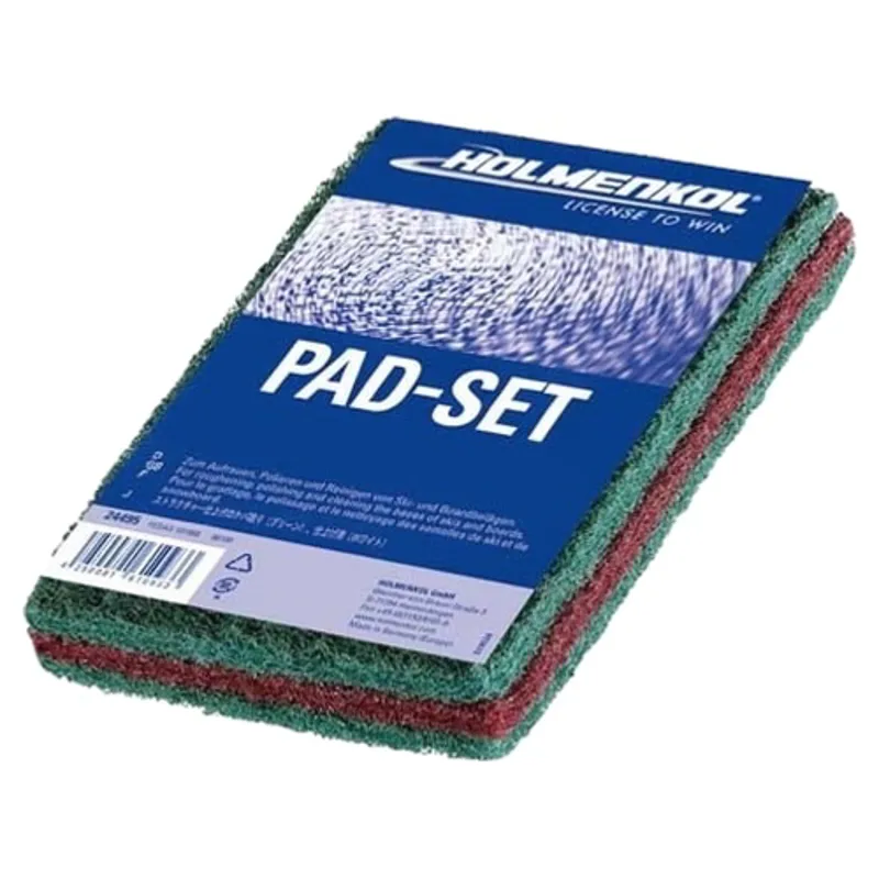 Holmenkol PadSet Ski Base Roughening and Polishing Pads