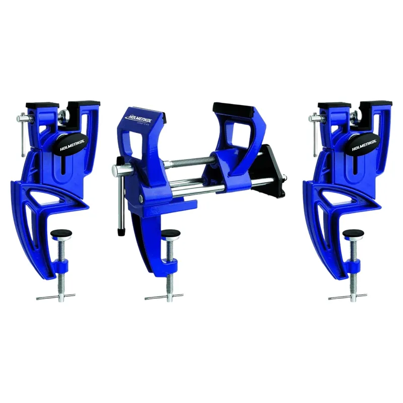 Holmenkol Super Pro Plus Wide Ski Vice 155mm in Blue