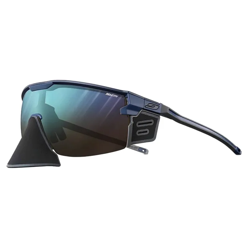 Julbo Ultimate Cover Sunglasses Cat 2-4 in Matt Blue