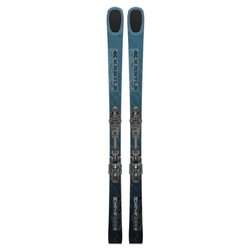 Kastle MX74 Skis + K12 GW Bindings in Blue