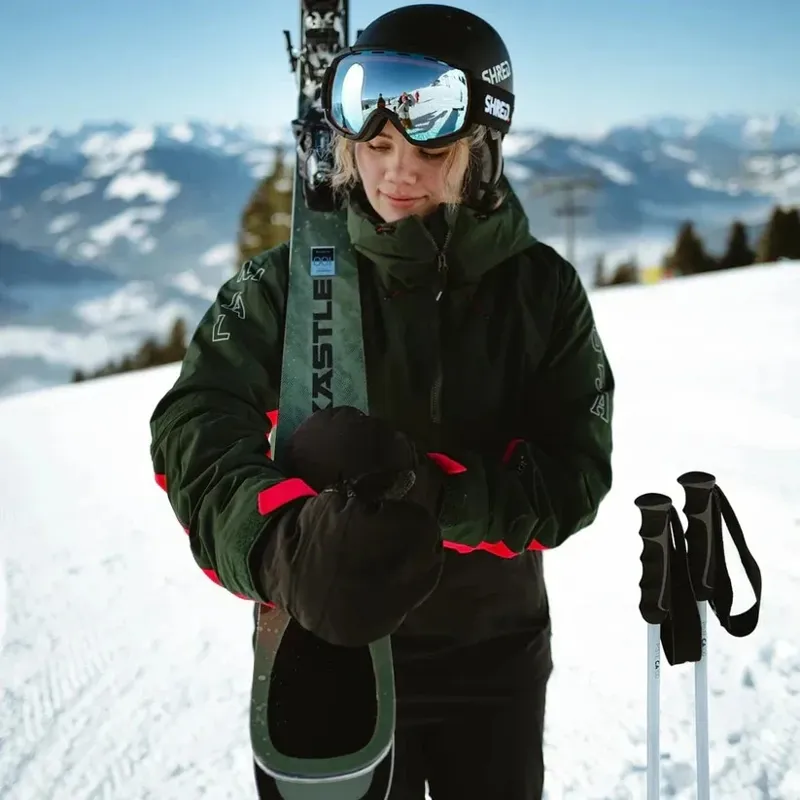 Kastle MX84 Skis + K12 GW Bindings in Grey-1