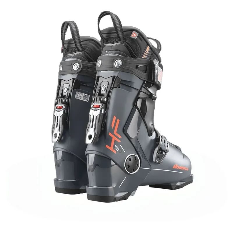 Nordica HF 120 Men's Ski Boots in Grey / Black-4