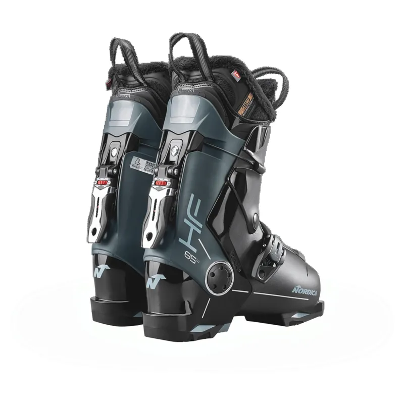 Nordica HF 85 Womens Ski Boots in Black / Green-5