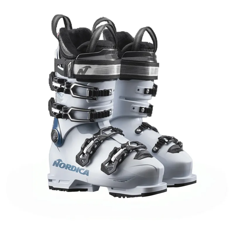 Nordica Promachine 105 Women's Ski Boots in White/Blue/Black-6