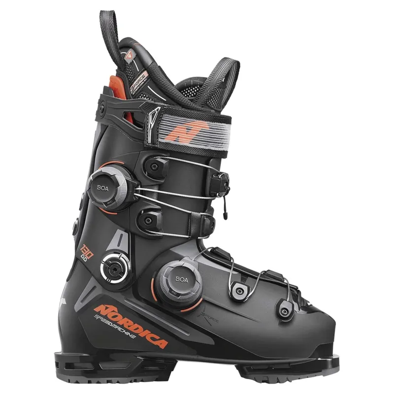 Nordica Speedmachine 3 130 D-BOA GW Ski Boots in Black/Red