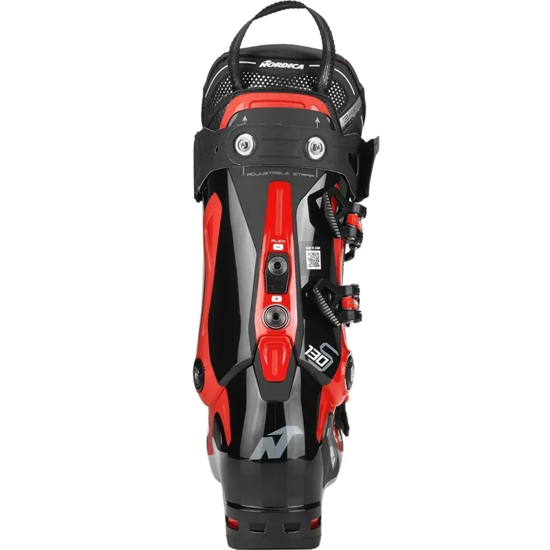 Nordica Speedmachine 3 130 Ski Boots in Black / Red-4