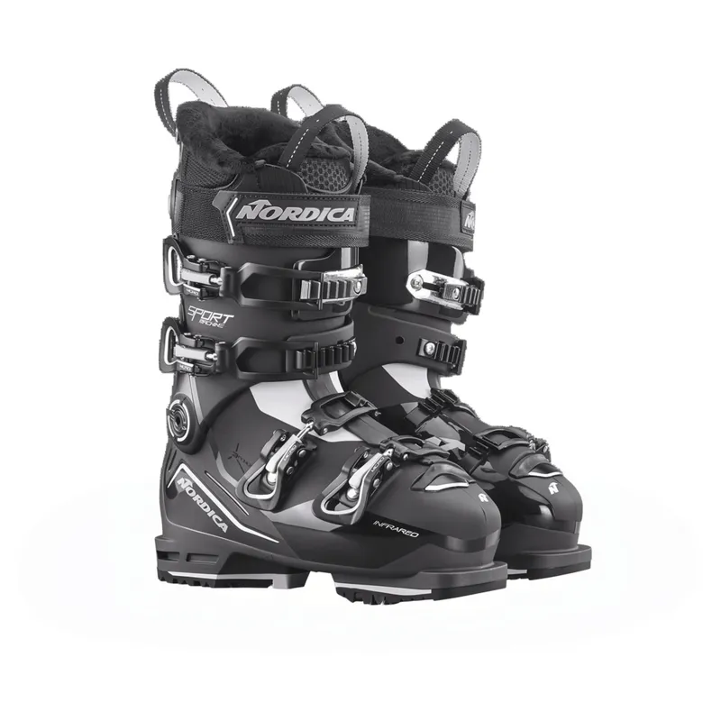 Nordica Sportmachine 3 95 W Ski Boots 26 in Black / Purple / White-6