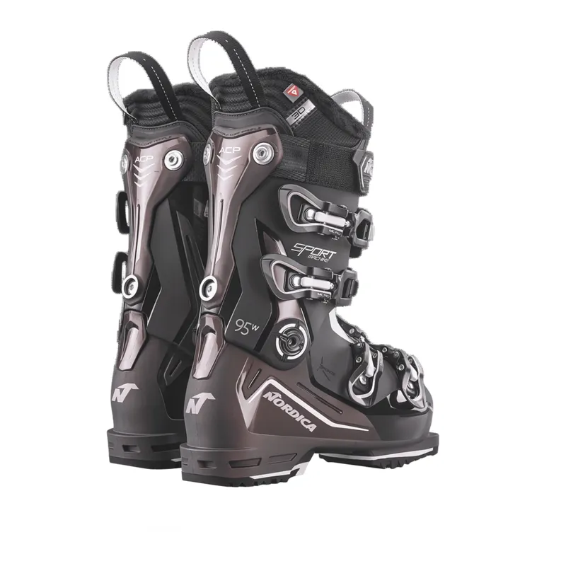 Nordica Sportmachine 3 95 W Ski Boots 26 in Black / Purple / White-5