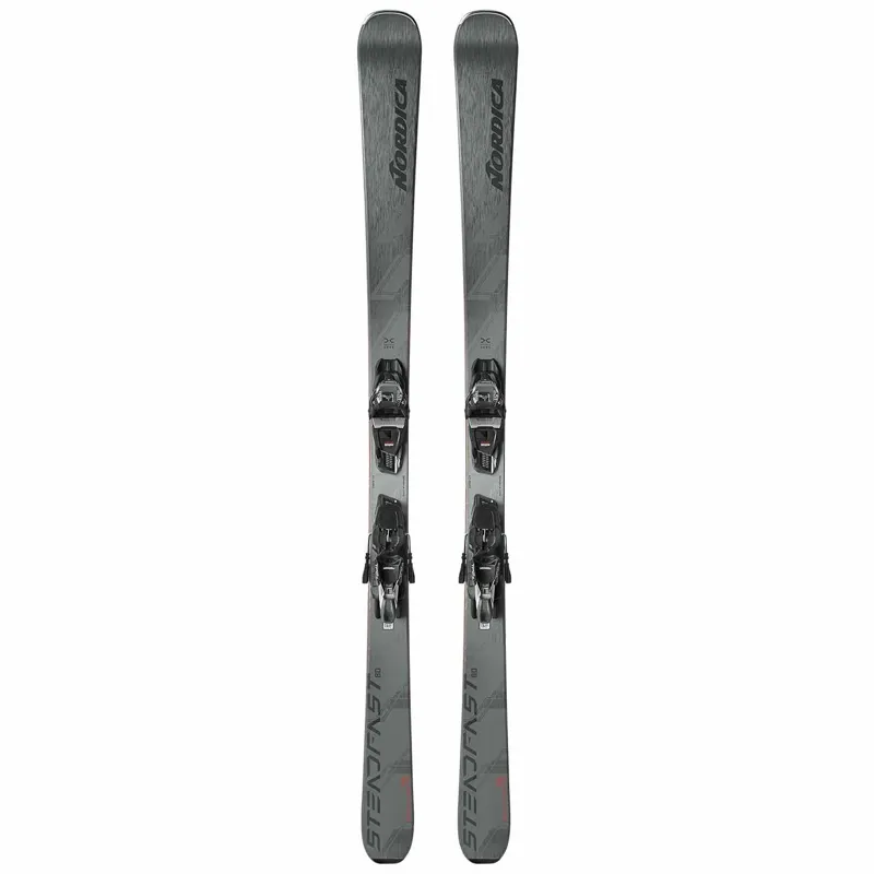 Nordica Steadfast 80 DC Skis + TP2 LT 11 Bindings in Grey