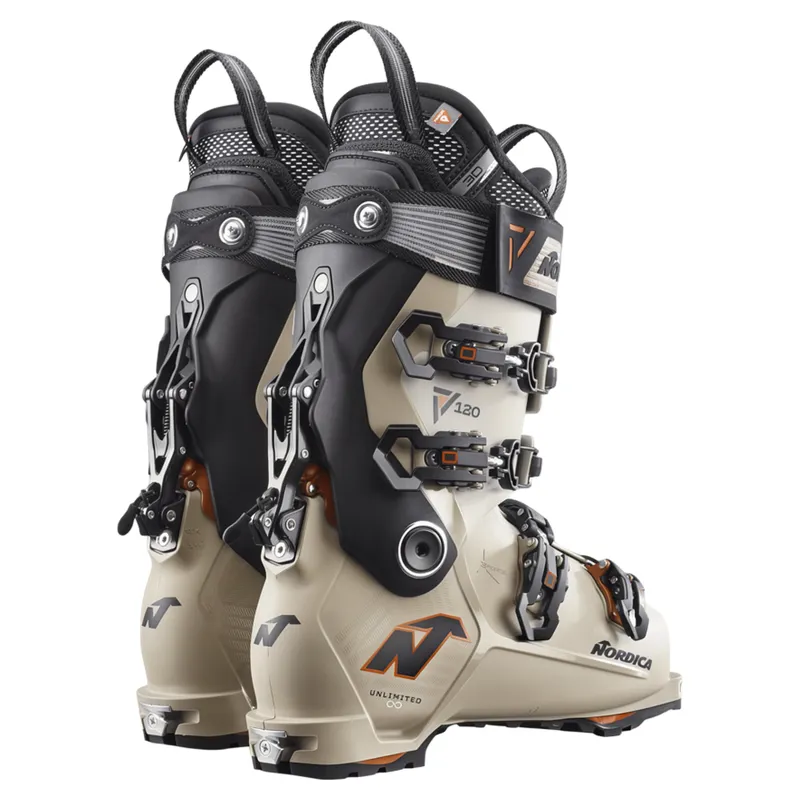 Nordica Unlimited 120 DYN Ski Boot in Black/Sand-5