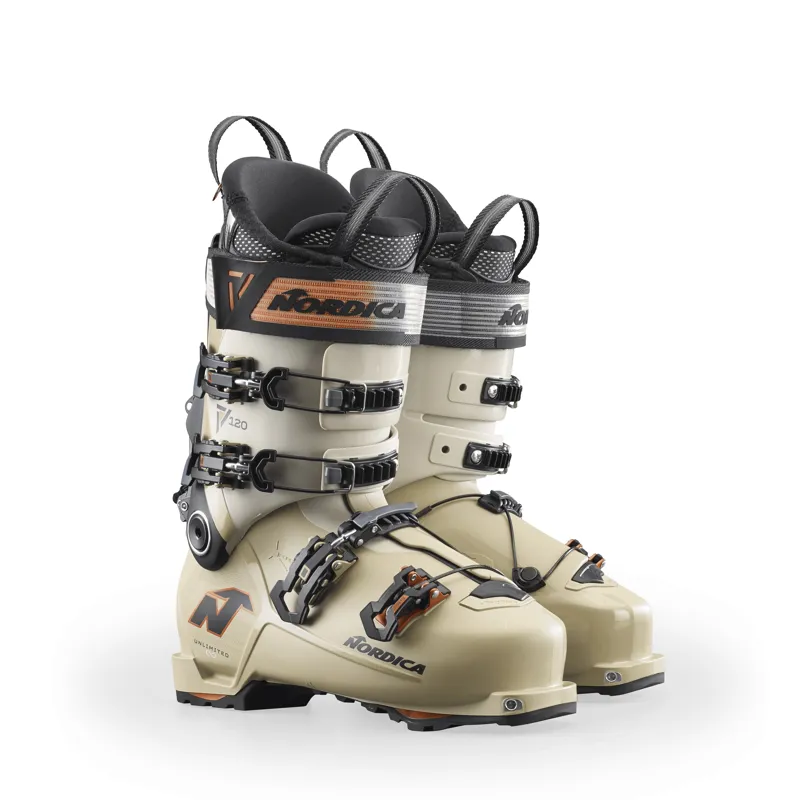 Nordica Unlimited 120 DYN Ski Boot in Black/Sand-7