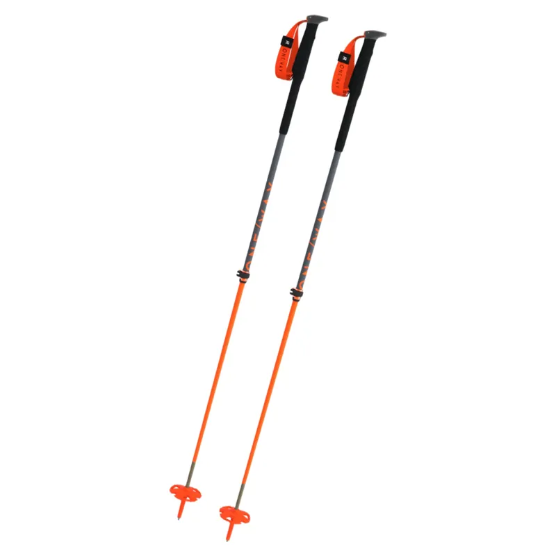 One Way TR Carbon Vario Pole in Black/Orange-2