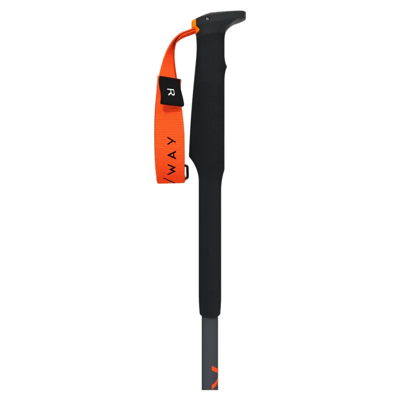 One Way TR Carbon Vario Pole in Black/Orange-3