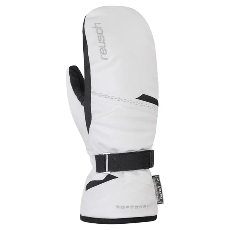 Reusch Hannah R-TEX XT Women's Ski Mitten 7 in White/Black-1