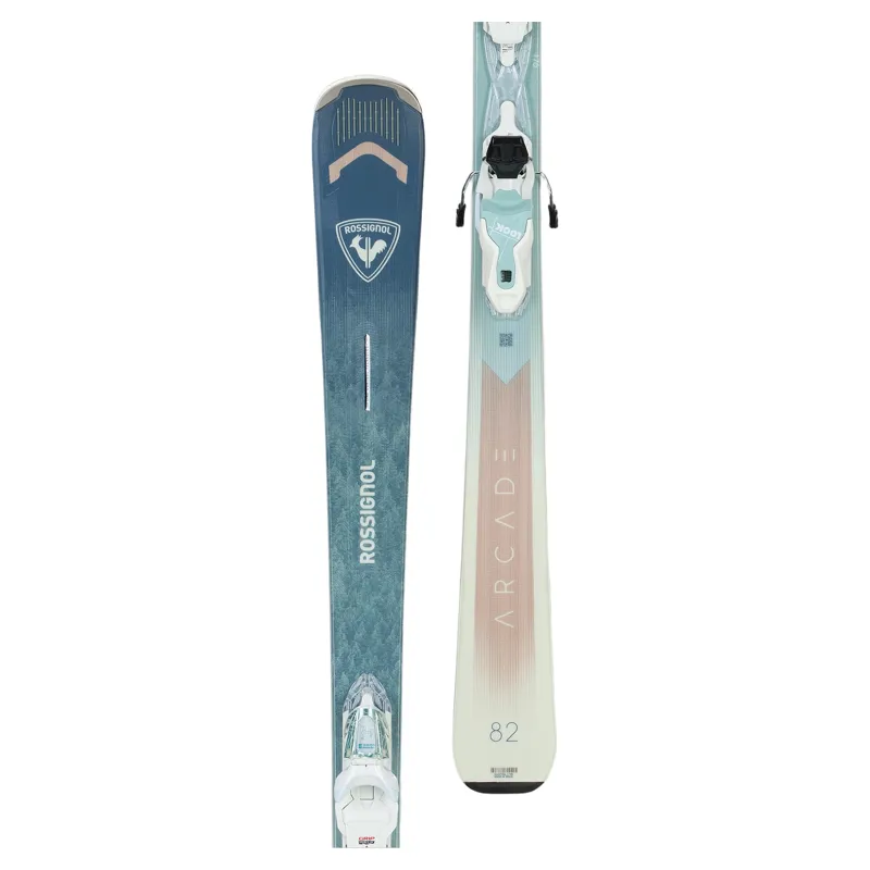 Rossignol Arcade W 82 Skis W XP11 GW B83 in White Almond-1