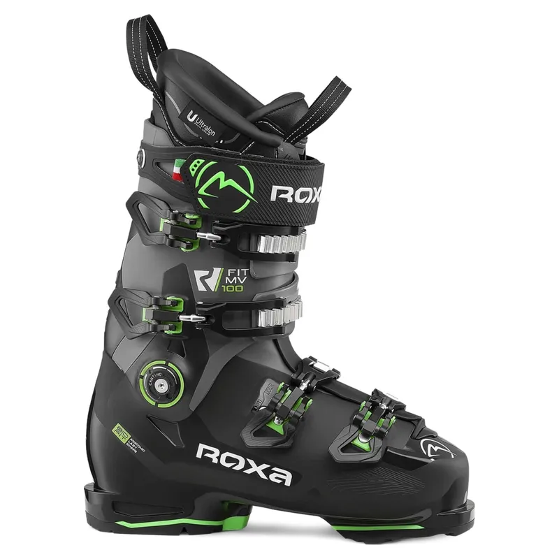 Roxa R/Fit MV 100 GW Men's Ski Boots in Black / Green