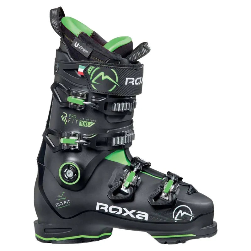 Roxa R Fit Pro 100 4D Ski Boots in Black