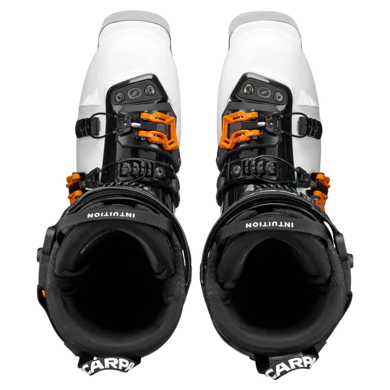 Scarpa Maestrale RS Ski Boots in White/Orange-5