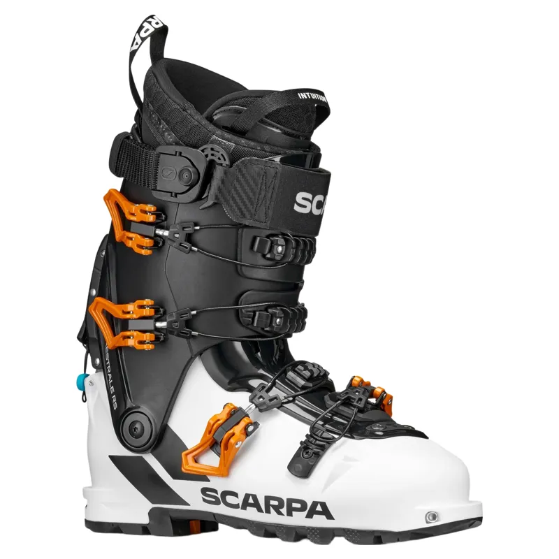 Scarpa Maestrale RS Ski Boots in White/Orange-1