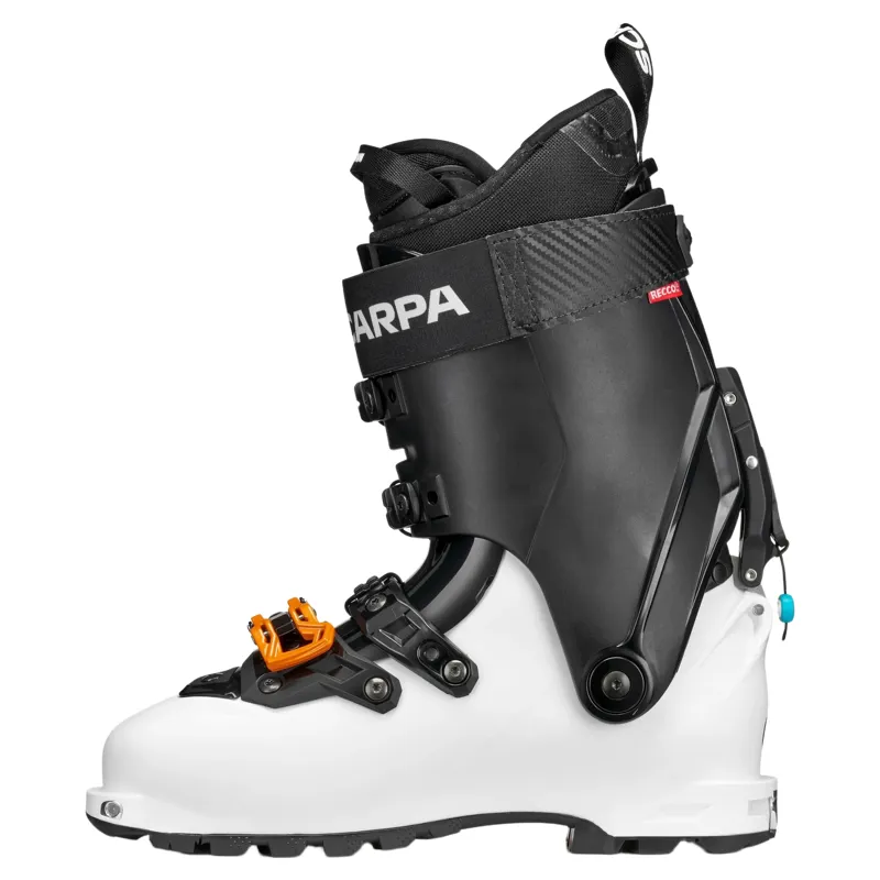Scarpa Maestrale RS Ski Boots in White/Orange-2